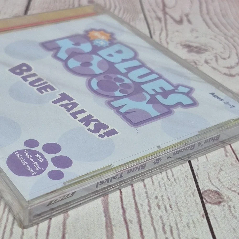 Nick Jr. Blue's Clues Room Blue Talks! Manual & Activity 2004 PC CD-ROM, Sealed!